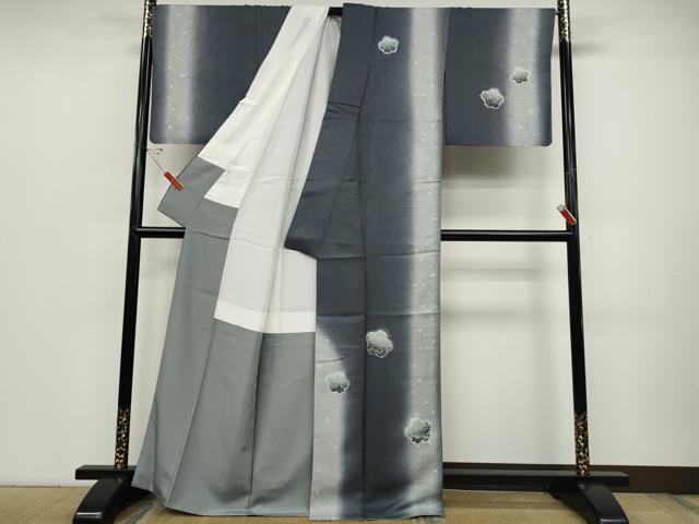 平和屋着物●訪問着 作家物 舞桜文 暈し染め 金彩 正絹 逸品 CABC2375ut