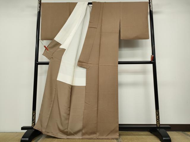 平和屋着物●伝統工芸師 服部光擴 江戸小紋 鮫小紋柄 正絹 逸品 CABC2378ut