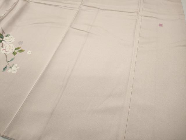 平和屋着物●本加賀友禅作家 多崎元人 訪問着 枝花文 暈し染め 正絹 逸品 CABC2379ut