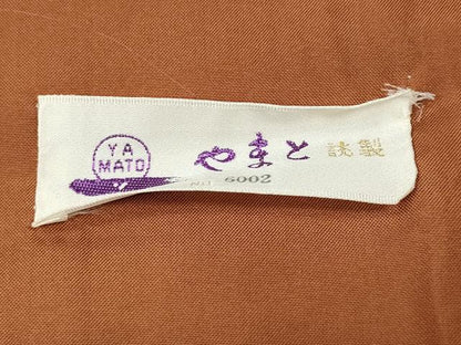 平和屋着物●本場結城玉紬 80亀甲 エ霞吉祥花文 結織苑 やまと誂製 証紙・保証書付き 正絹 逸品 CABC2385ut