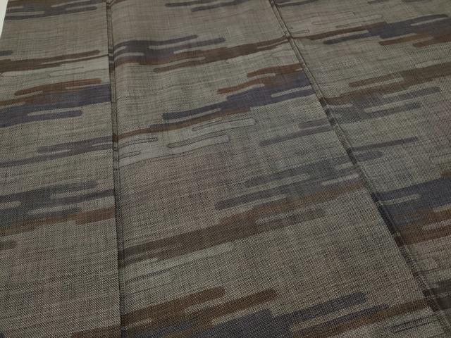 平和屋着物●本場大島紬 9マルキ エ霞文 正絹 逸品 CABC2387ut