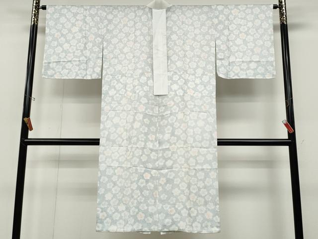 平和屋着物●長襦袢 無双仕立て 舞花文 正絹 逸品 CABC2392ut