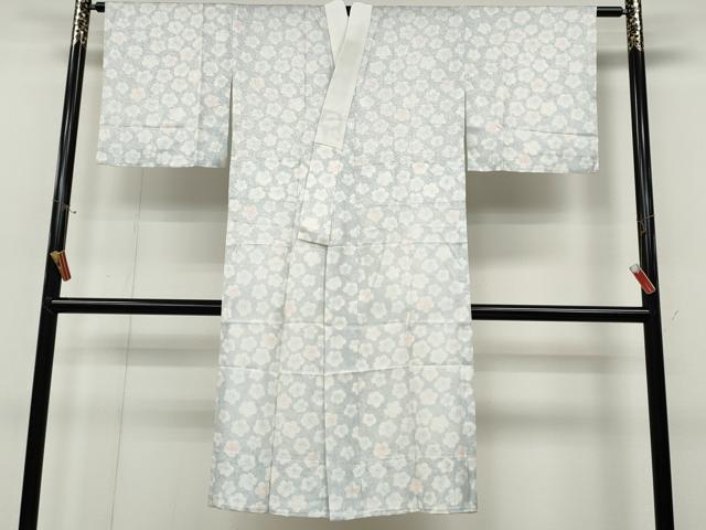 平和屋着物●長襦袢 無双仕立て 舞花文 正絹 逸品 CABC2392ut