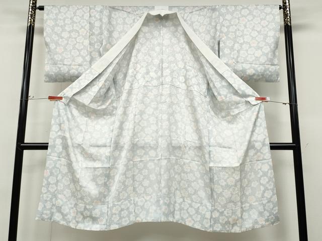 平和屋着物●長襦袢 無双仕立て 舞花文 正絹 逸品 CABC2392ut