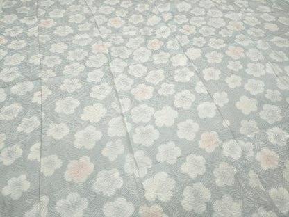 平和屋着物●長襦袢 無双仕立て 舞花文 正絹 逸品 CABC2392ut
