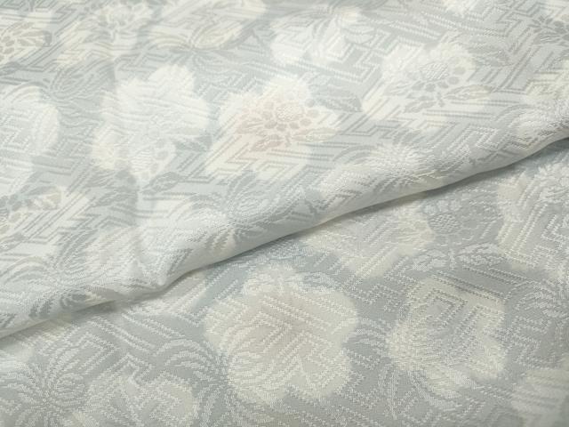 平和屋着物●長襦袢 無双仕立て 舞花文 正絹 逸品 CABC2392ut