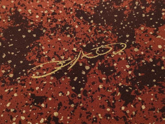 平和屋着物●ファッションデザイナー HIROKO KOSHINO コシノヒロコ 訪問着 渡橋枝桜 金彩 正絹 逸品 CABC2394ut