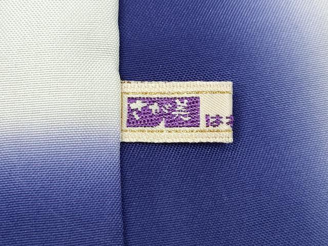 平和屋着物●結城紬 80亀甲 エ霞舞花文 さが美扱い 正絹 逸品 未使用 CABC2396ut