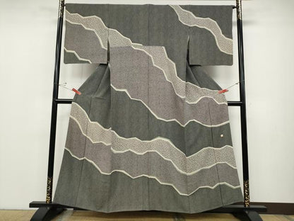 平和屋着物●訪問着 作家物 吉祥花文 正絹 逸品 CABC2398ut