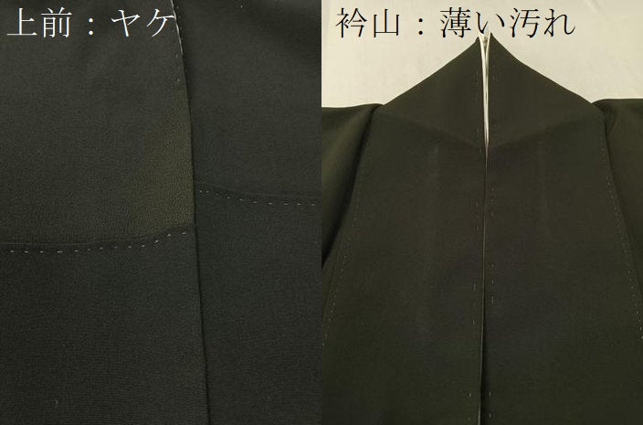 平和屋着物■豪華黒留袖　刺繍　流水籬鴛鴦文　金彩　正絹　逸品　CABC2511vp
