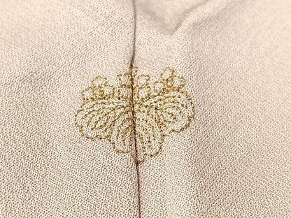 平和屋着物▼訪問着 刺繍 草花文 暈し染め 金彩 正絹 逸品 CABC2575vp