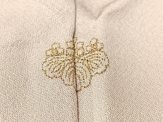 平和屋着物▼訪問着 刺繍 草花文 暈し染め 金彩 正絹 逸品 CABC2575vp
