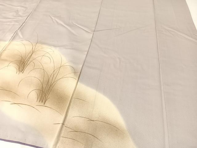 平和屋着物▼訪問着 刺繍 草花文 暈し染め 金彩 正絹 逸品 CABC2575vp