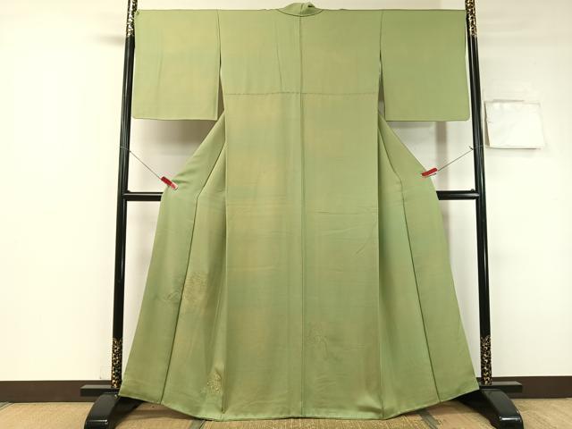 平和屋着物▼中国三大刺繍 スワトウ相良刺繍 総刺繍 訪問着 貝桶花文 暈し染め 正絹 逸品 CABC2591vp