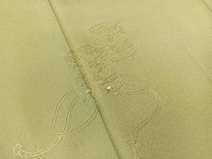 平和屋着物▼中国三大刺繍 スワトウ相良刺繍 総刺繍 訪問着 貝桶花文 暈し染め 正絹 逸品 CABC2591vp
