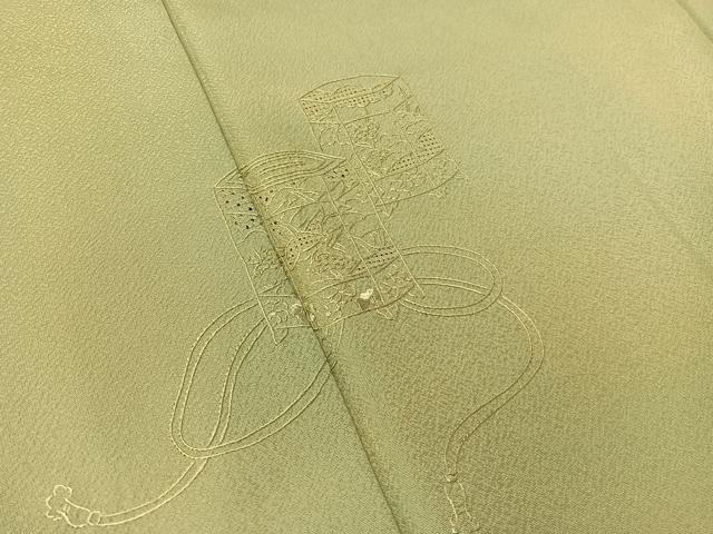 平和屋着物▼中国三大刺繍 スワトウ相良刺繍 総刺繍 訪問着 貝桶花文 暈し染め 正絹 逸品 CABC2591vp