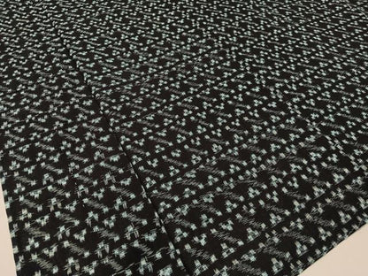 平和屋着物●久留米絣 単衣 絣吉祥文様 綿 逸品 CABC2629vp