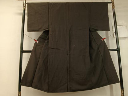 平和屋着物●男性 お召 縞 正絹 逸品 CABC2637vp
