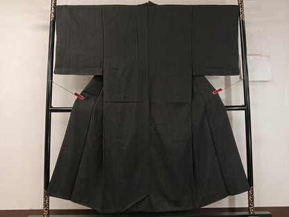 平和屋着物●男性 紬 蝋色 正絹 逸品 CABC2638vp