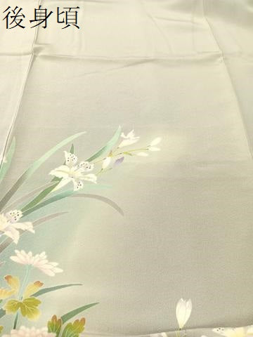 平和屋着物●訪問着 友禅 作家物 乱菊 暈し染め 正絹 逸品 未使用 CABC2675vp
