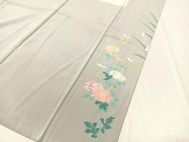 平和屋着物●訪問着 友禅 作家物 乱菊 暈し染め 正絹 逸品 未使用 CABC2675vp