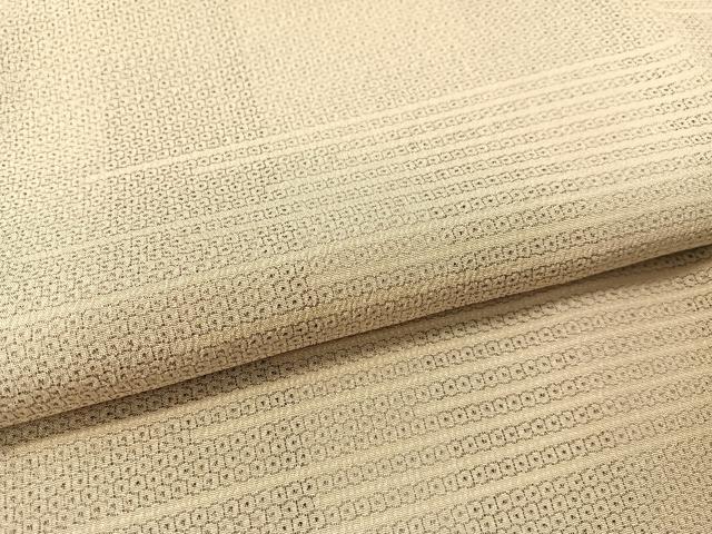 平和屋着物●本塩沢 110亀甲 霞文 ロング丈 正絹 逸品 未使用 CABC2679vp