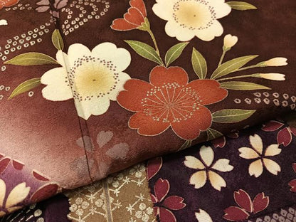 平和屋着物●豪華振袖 市松舞桜 暈し染め 金銀彩 正絹 逸品 CABC2687vp