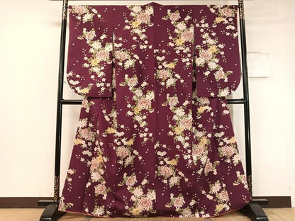 平和屋着物●小振袖 乱菊 洗える着物 CABC2696vp