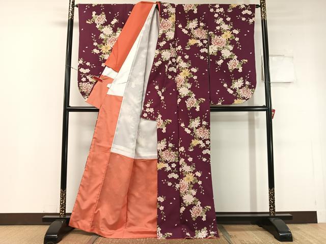 平和屋着物●小振袖 乱菊 洗える着物 CABC2696vp