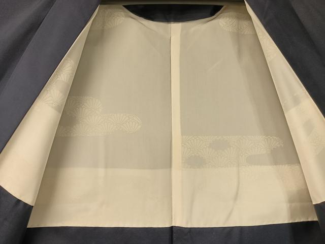 平和屋着物●本場大島紬 アンサンブル 鉄紺色 正絹 逸品 CABC2709vp