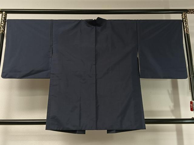平和屋着物●本場大島紬 アンサンブル 鉄紺色 正絹 逸品 CABC2709vp