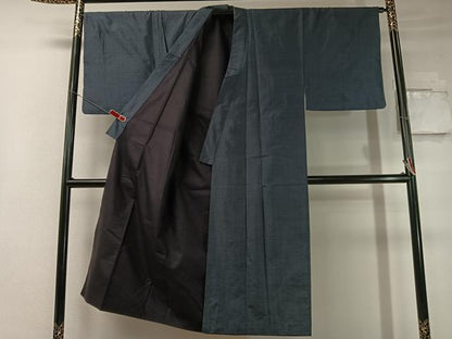 平和屋着物●男性 本場大島紬 アンサンブル 80亀甲 総詰め 正絹 逸品 CABC2710vp