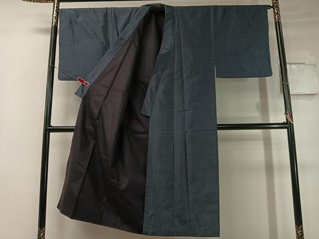 平和屋着物●男性 本場大島紬 アンサンブル 80亀甲 総詰め 正絹 逸品 CABC2710vp