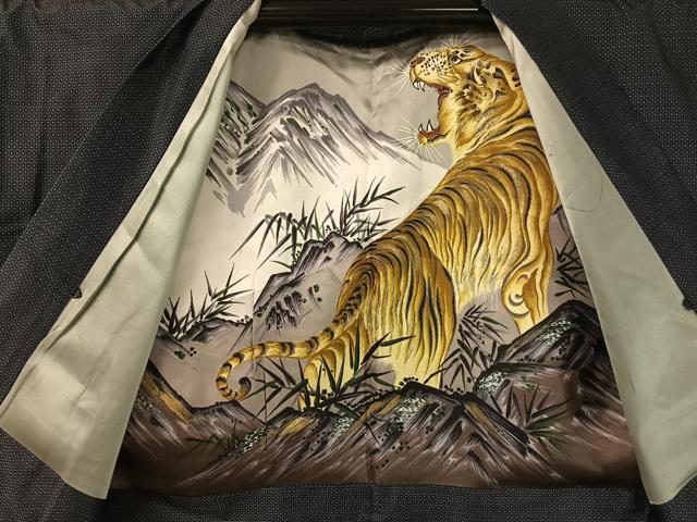 平和屋着物●男性 本場大島紬 アンサンブル 80亀甲 総詰め 正絹 逸品 CABC2710vp
