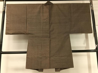 平和屋着物●男性 本場大島紬 アンサンブル 絣文様 正絹 逸品 CABC2711vp