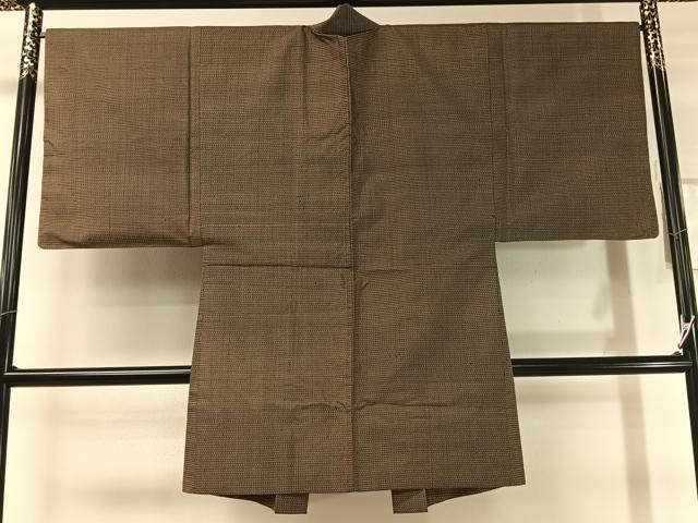 平和屋着物●男性 本場大島紬 アンサンブル 絣文様 正絹 逸品 CABC2711vp
