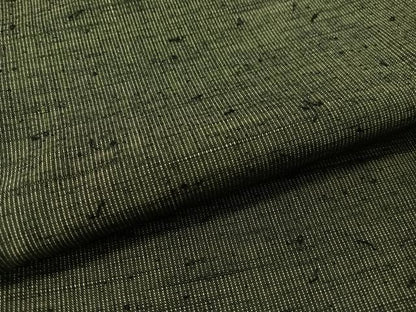 平和屋着物●男性 ひげ紬 アンサンブル 仙斉茶色 正絹 逸品 CABC2712vp