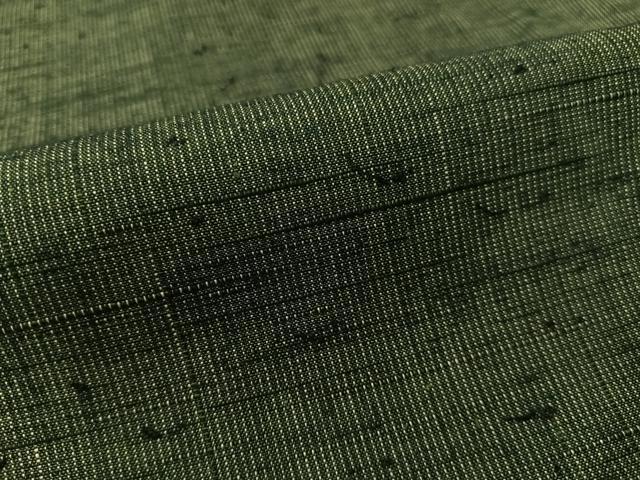 平和屋着物●男性 ひげ紬 アンサンブル 仙斉茶色 正絹 逸品 CABC2712vp