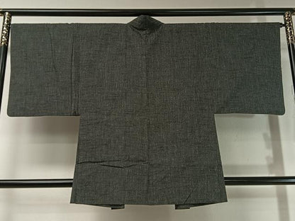 平和屋着物●男性 紬 アンサンブル 霞文 正絹 逸品 CABC2713vp