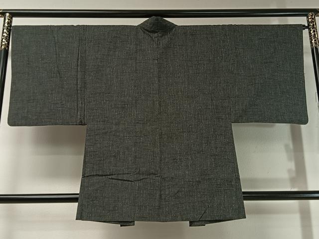 平和屋着物●男性 紬 アンサンブル 霞文 正絹 逸品 CABC2713vp