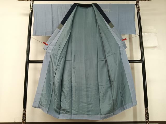 平和屋着物●男性 本場大島紬 アンサンブル 長襦袢セット 絣文様 正絹 逸品 未使用 CABC2715vp