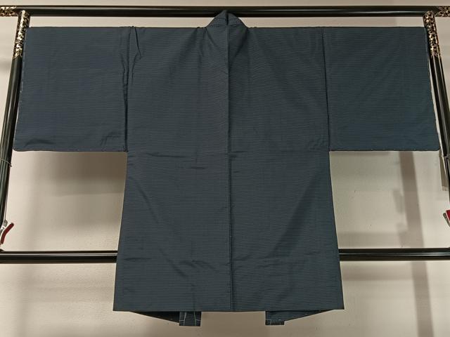 平和屋着物●男性 本場大島紬 アンサンブル 長襦袢セット 絣文様 正絹 逸品 未使用 CABC2715vp