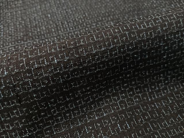 平和屋着物●男性 結城紬 アンサンブル 80亀甲 総詰め 正絹 逸品 CABC2718vp