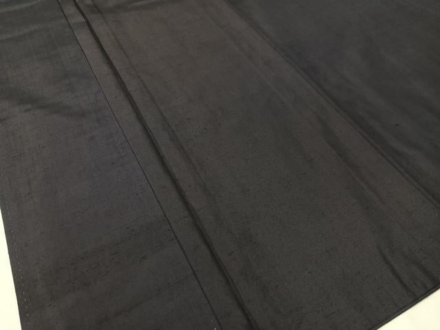 平和屋着物●男性 紬 アンサンブル 長襦袢セット 濃藍色 正絹 逸品 未使用 CABC2720vp