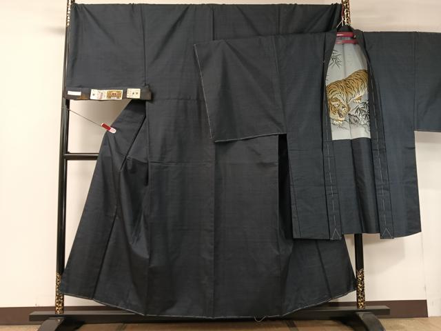 平和屋着物●男性　本場大島紬　アンサンブル　常田トミ作　100亀甲　総詰め　証紙付き　キングサイズ　正絹　逸品　未使用　CABC2723vp