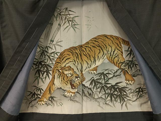 平和屋着物●男性　本場大島紬　アンサンブル　常田トミ作　100亀甲　総詰め　証紙付き　キングサイズ　正絹　逸品　未使用　CABC2723vp