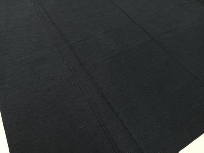 平和屋着物●男性 紬 アンサンブル 留紺色 正絹 逸品 CABC2724vp