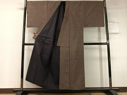 平和屋着物●男性 本場大島紬 アンサンブル 9マルキ 正絹 逸品 CABC2725vp
