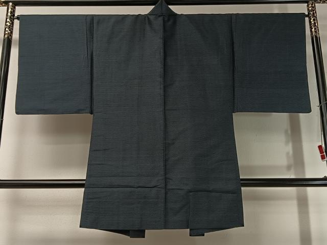 平和屋着物●男性 本場大島紬 アンサンブル 80亀甲 総詰め 正絹 逸品 CABC2726vp