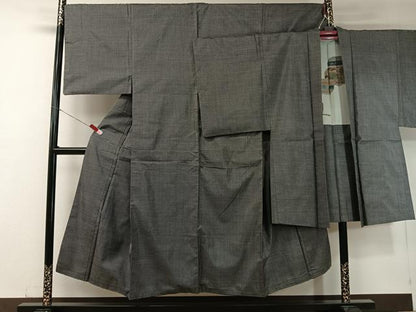 平和屋着物●男性 本場大島紬 アンサンブル 一元絣 正絹 逸品 CABC2731vp